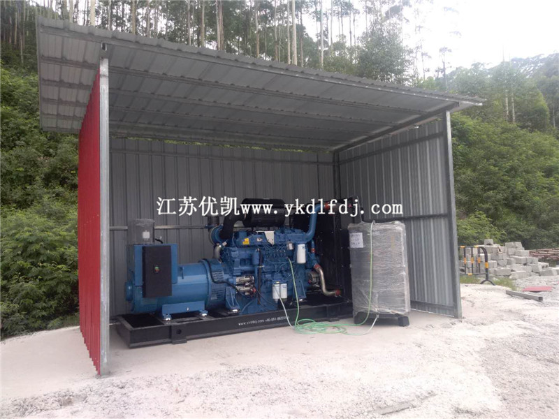 2020年7月2日，500KW玉柴發(fā)電機組交付廣西來賓某工地使用