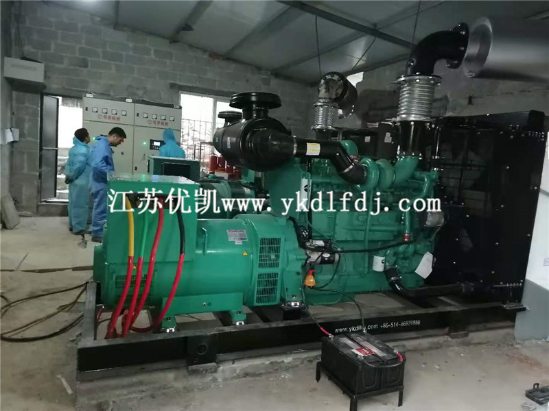 2020年11月14日，400KW重慶康明斯發(fā)電機(jī)組2臺(tái)并機(jī)交付養(yǎng)殖公司使用