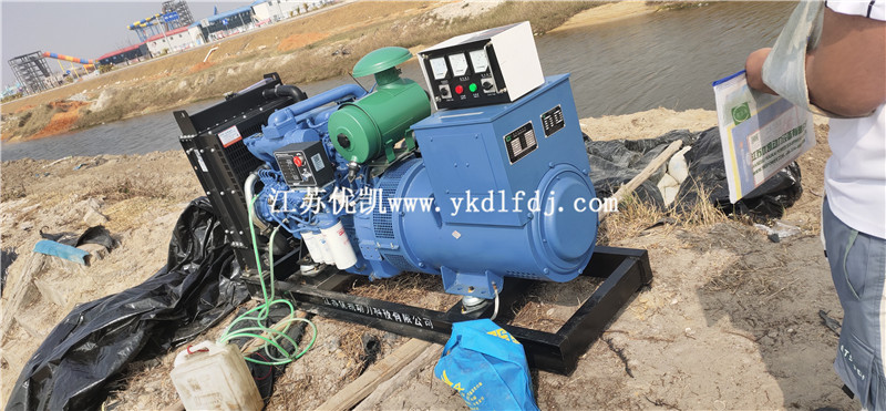 2021年2月3日，75KW玉柴發(fā)電機(jī)組交付廣西北海某工地使用