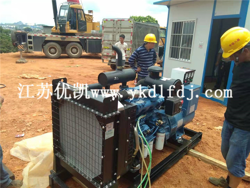 2021年8月18日，玉柴發(fā)電機(jī)組100KW交付廣西橫縣工地使用
